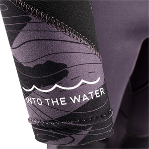 2024 Gul Junior Response 5/3mm Back Zip Wetsuit RE1218-C1 - Charcoal / Contour Camo